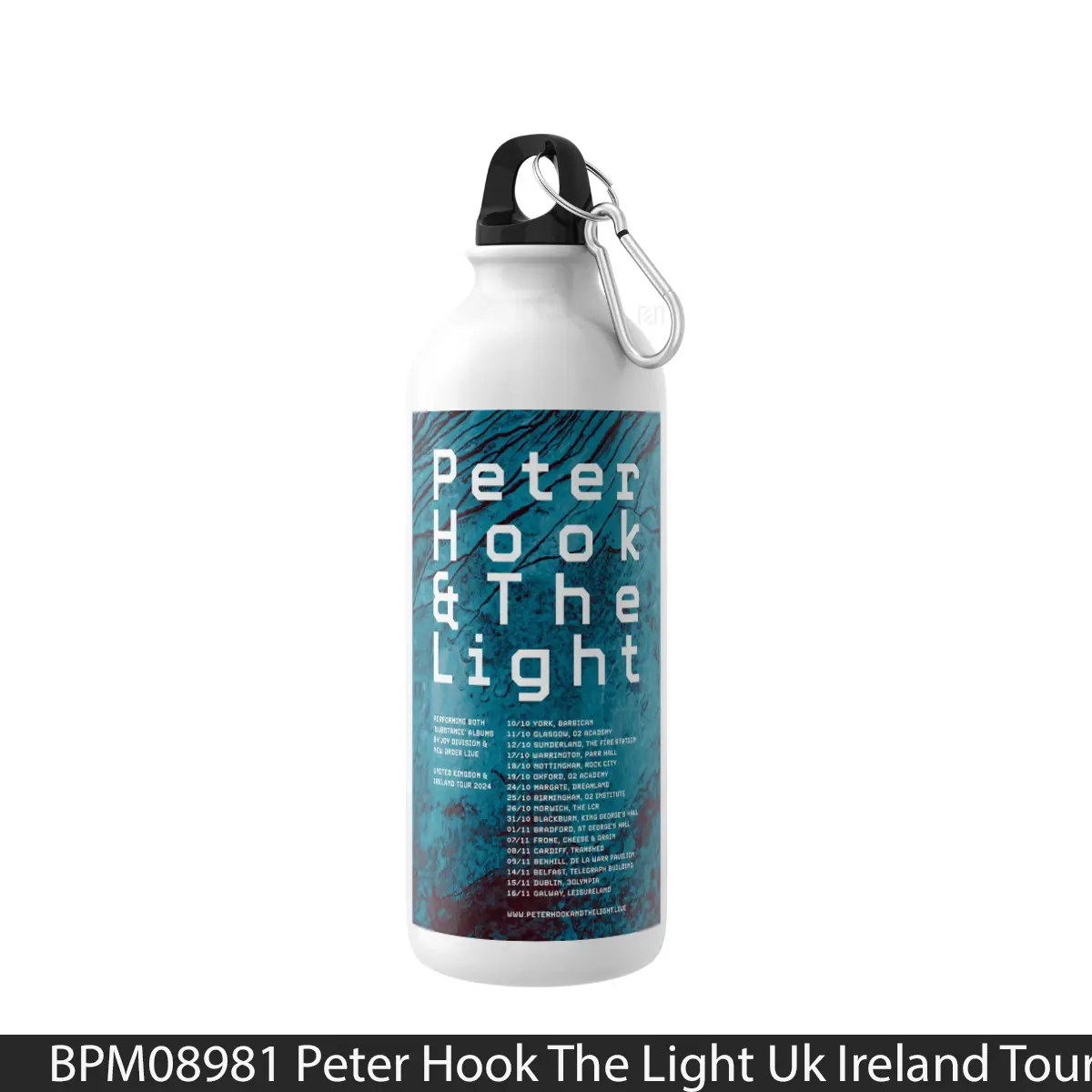 Botol Peter Hook The Light Uk Ireland Tour 2024 - Music Sport Bottle