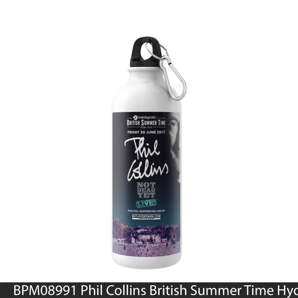 Botol Phil Collins British Summer Time Hyde Park 2017 - Music Sport Bottle
