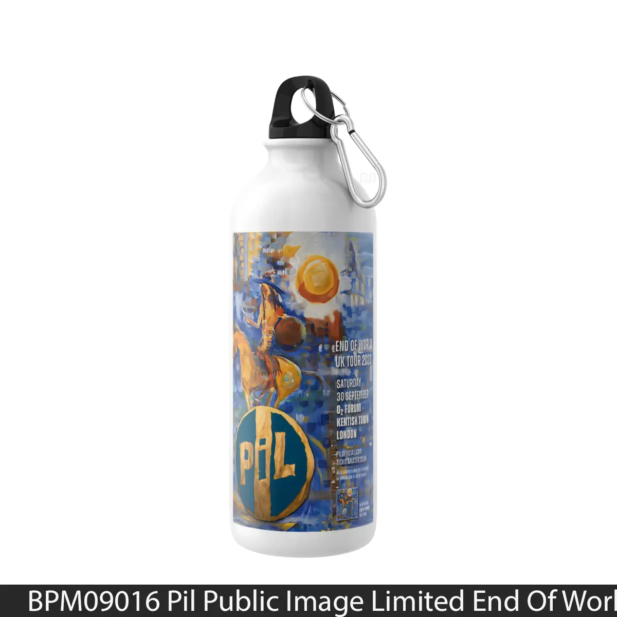Botol Pil Public Image Limited End Of World Uk Tour 20 - Music Sport Bottle