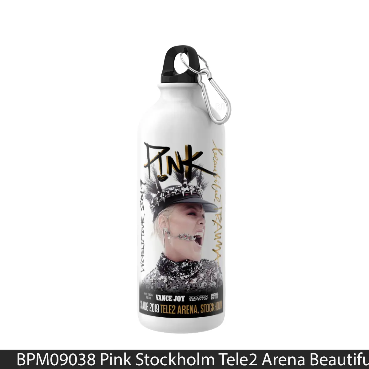 Botol Pink Stockholm Tele2 Arena Beautiful Traum - Music Sport Bottle
