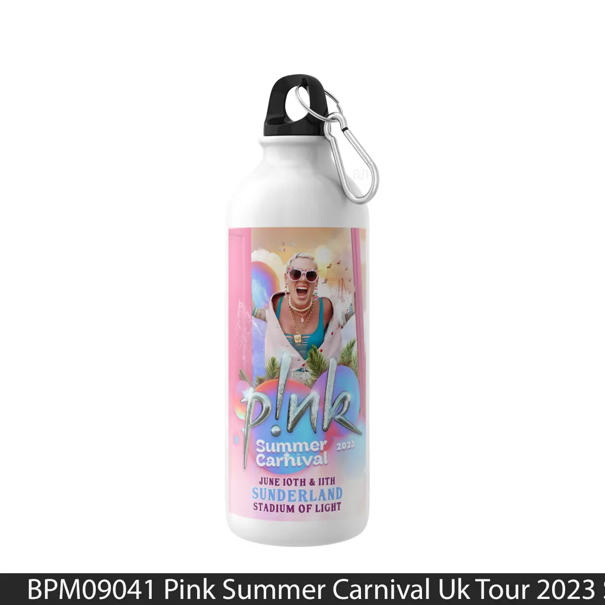 Botol Pink Summer Carnival Uk Tour 2023 Sunderland - Music Sport Bottle