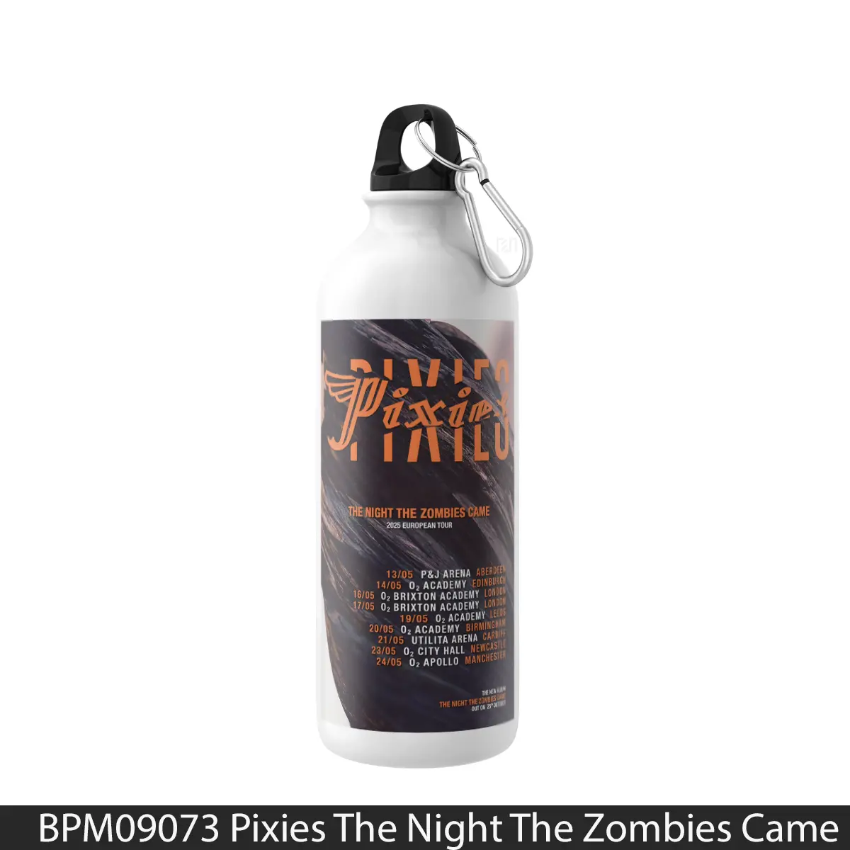 Botol Pixies The Night The Zombies Came 2025 Uk T - Music Sport Bottle