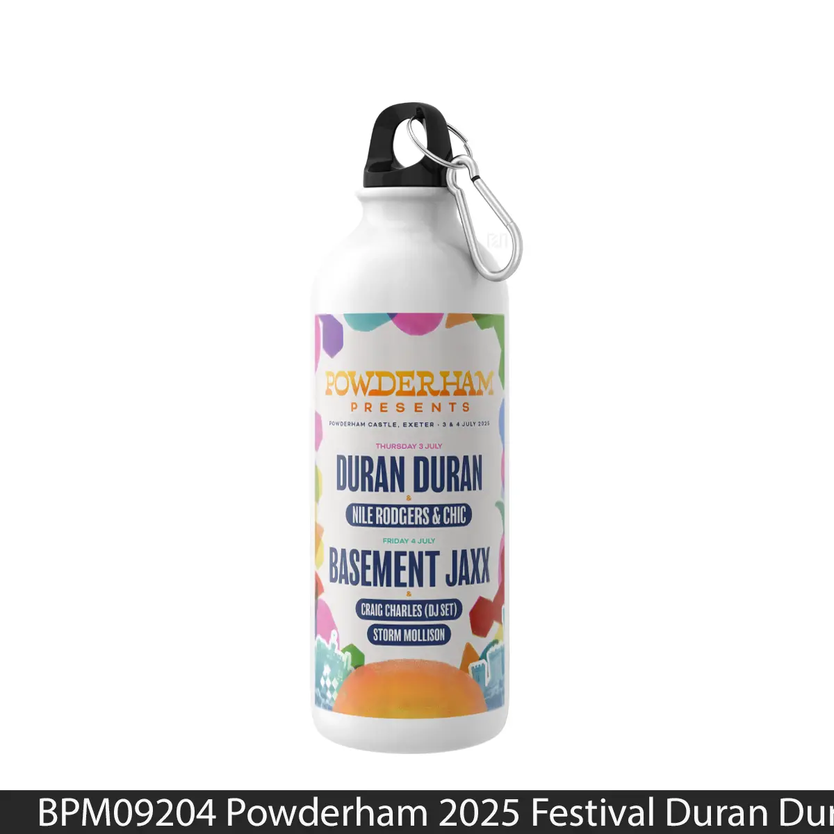Botol Powderham 2025 Festival Duran Duran - Music Sport Bottle