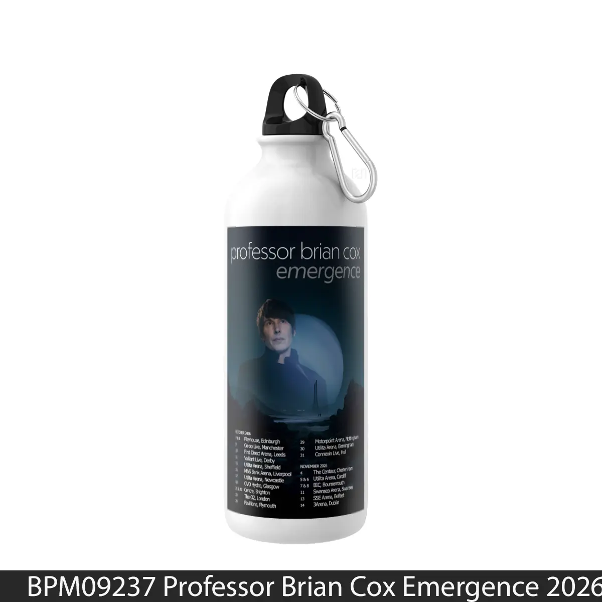 Botol Professor Brian Cox Emergence 2026 Uk Ireland Arena Tour - Music Sport Bottle
