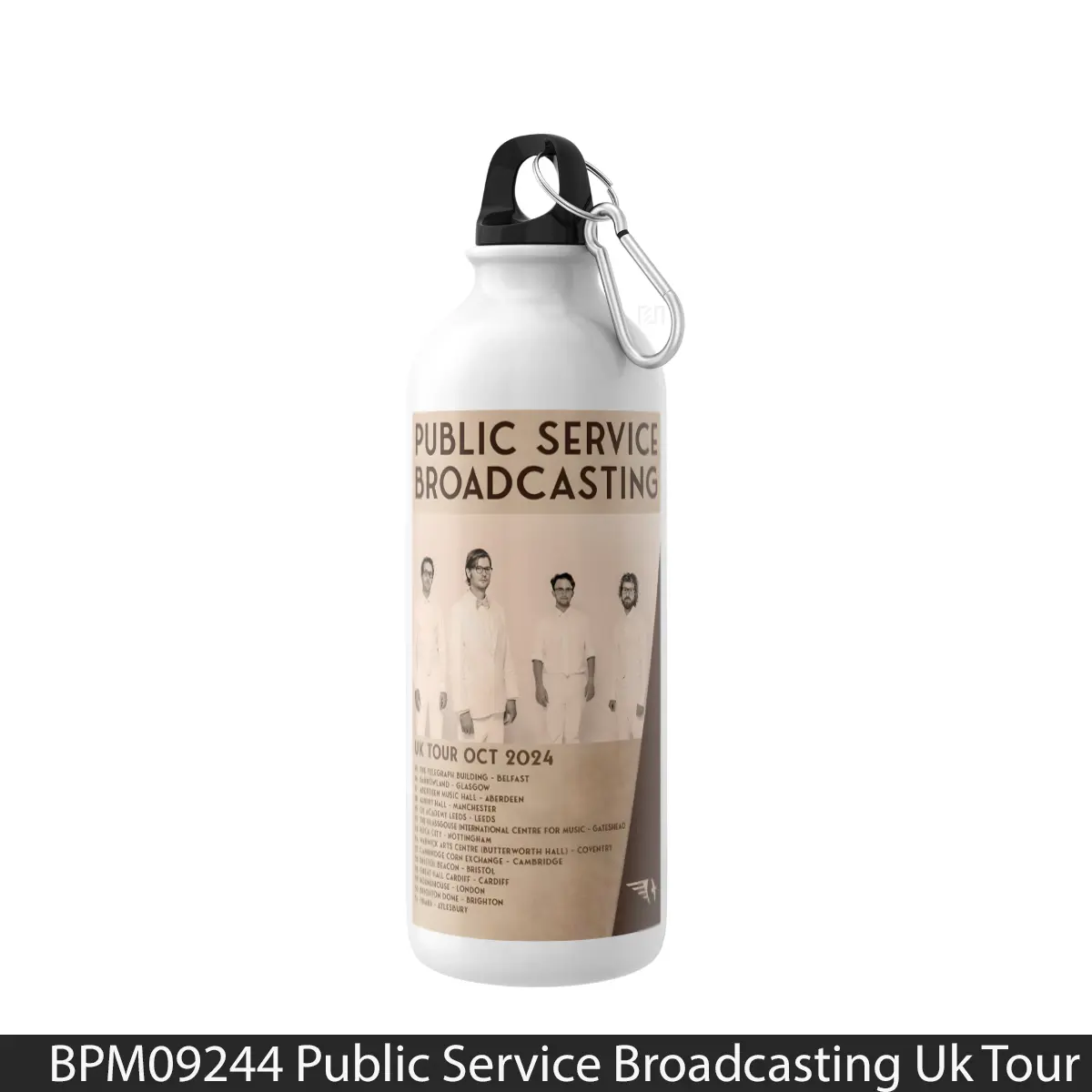 Botol Public Service Broadcasting Uk Tour October 2024 - Music Sport Bottle