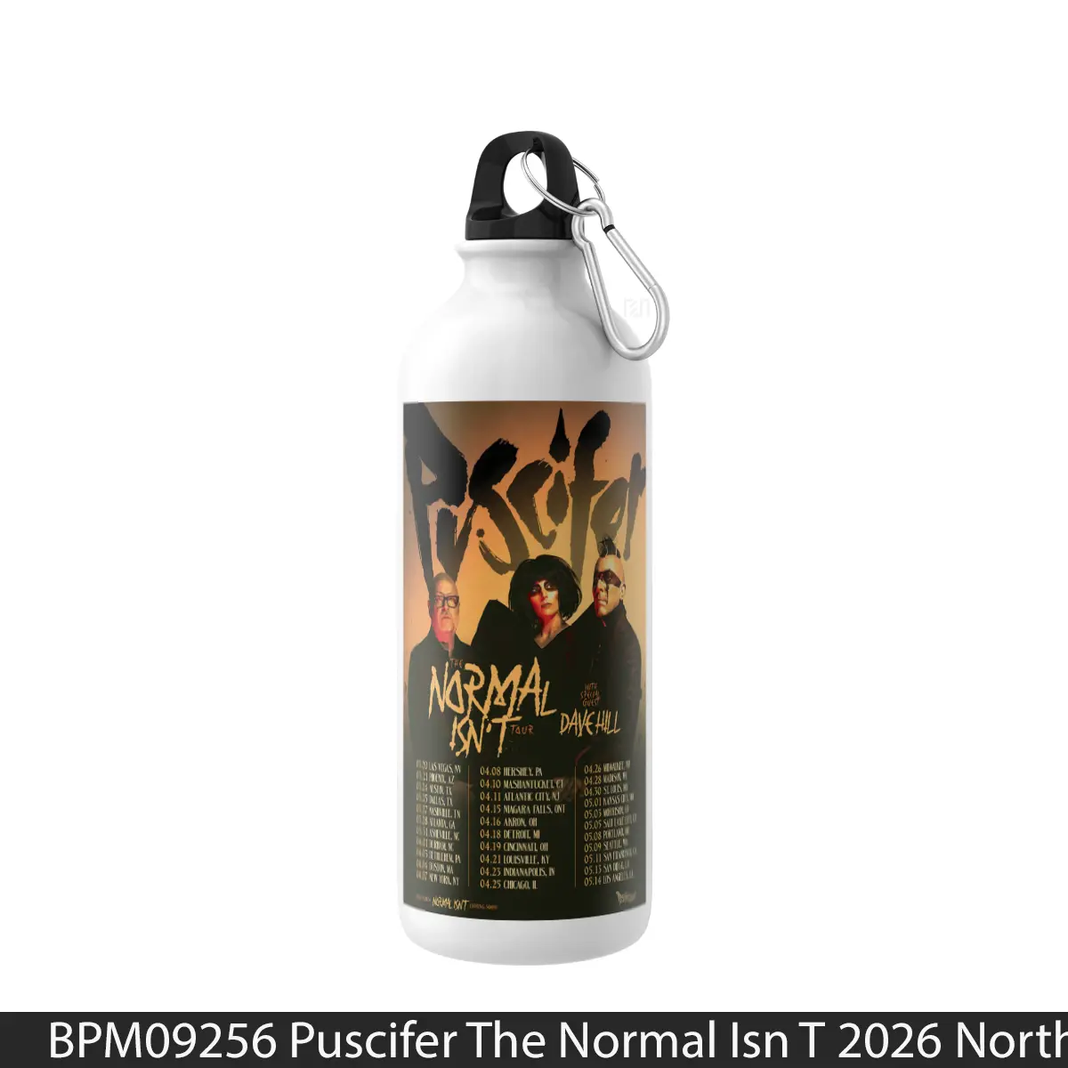 Botol Puscifer The Normal Isn T 2026 North America Tour Alt - Music Sport Bottle
