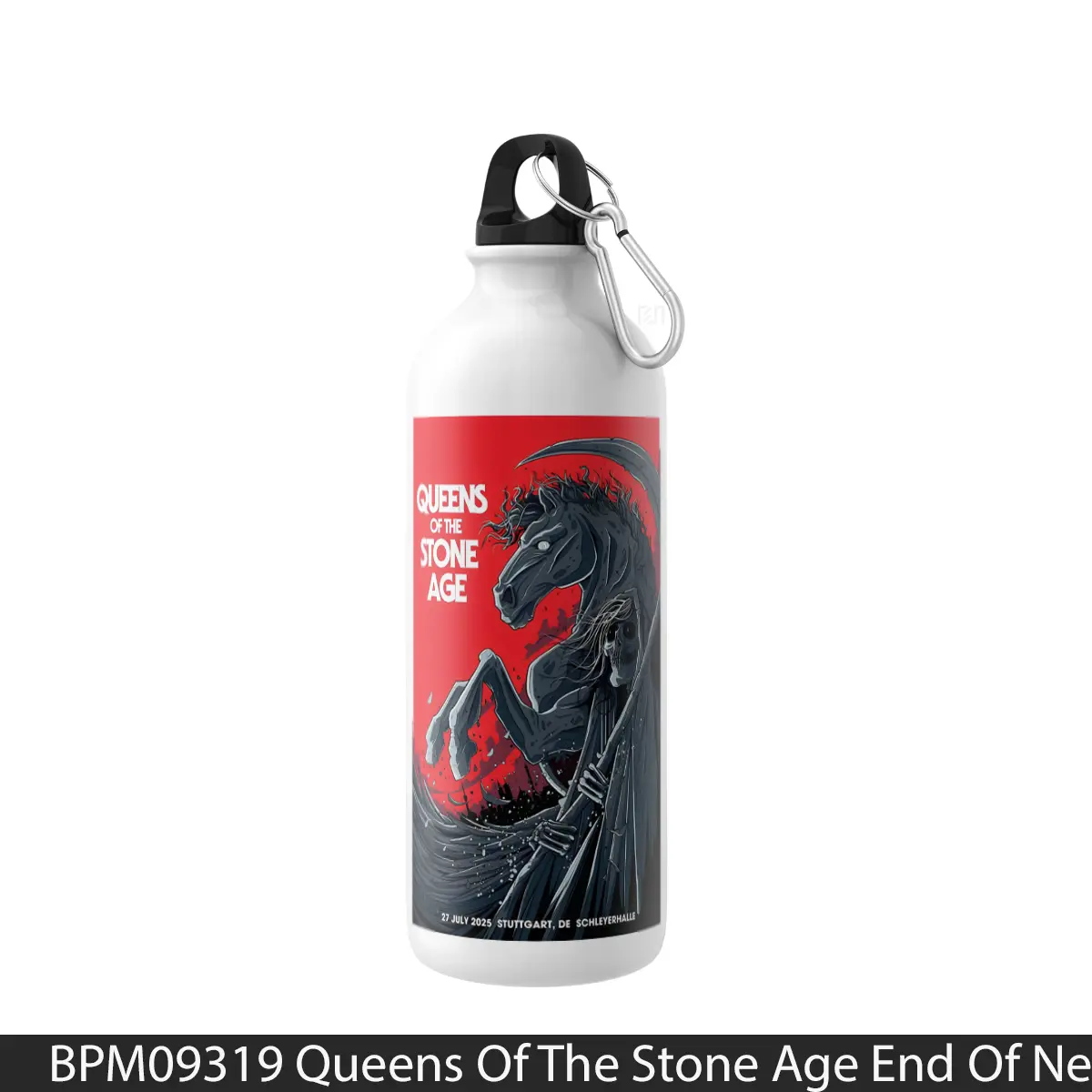 Botol Queens Of The Stone Age End Of Nero 2025 Tour Stuttgart - Music Sport Bottle