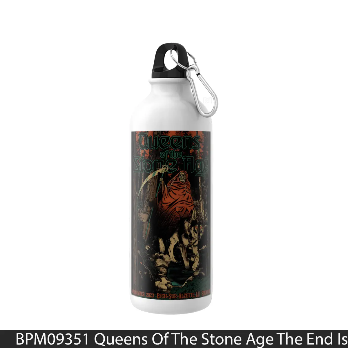Botol Queens Of The Stone Age The End Is Nero Tour 2023 2 - Music Sport Bottle