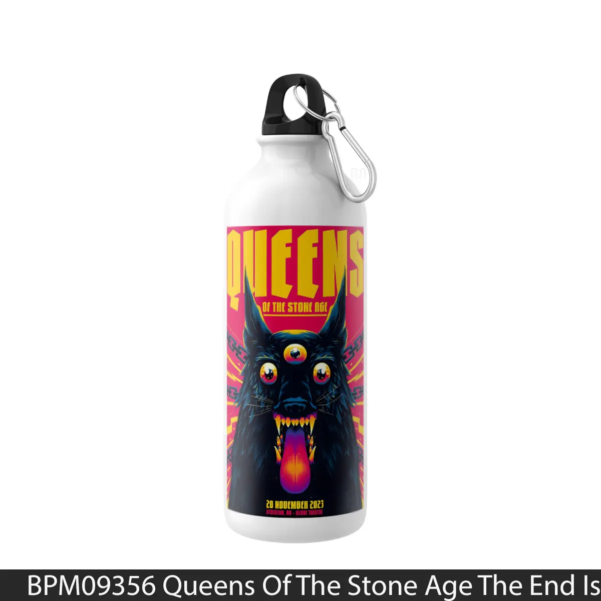 Botol Queens Of The Stone Age The End Is Nero Tour 2023 - Music Sport Bottle