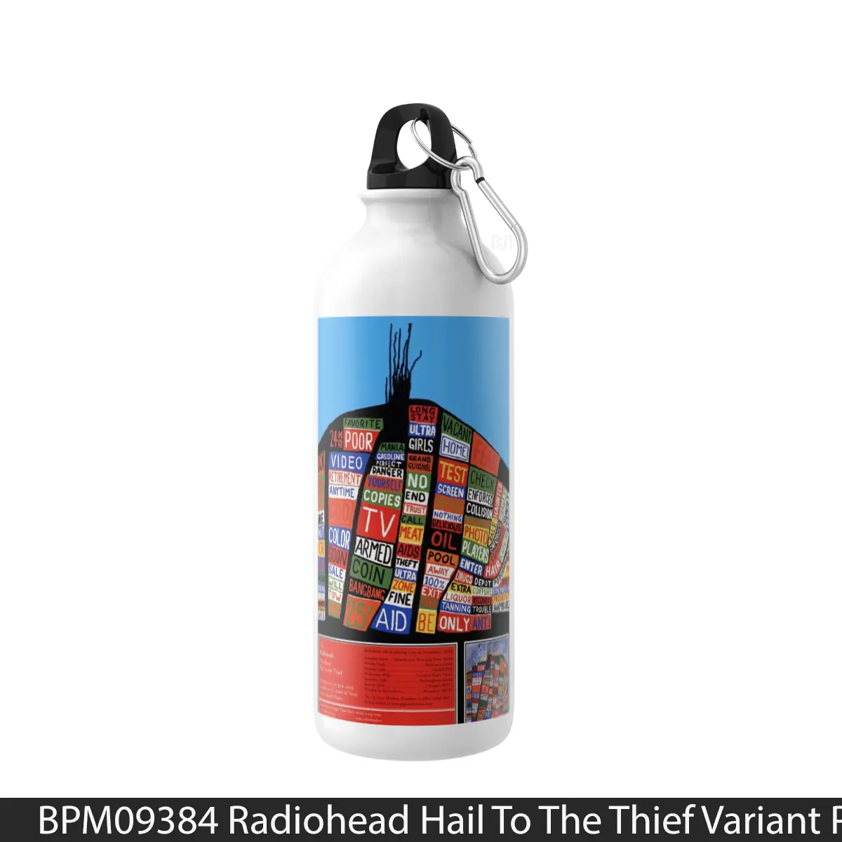 Botol Radiohead Hail To The Thief Variant - Music Sport Bottle