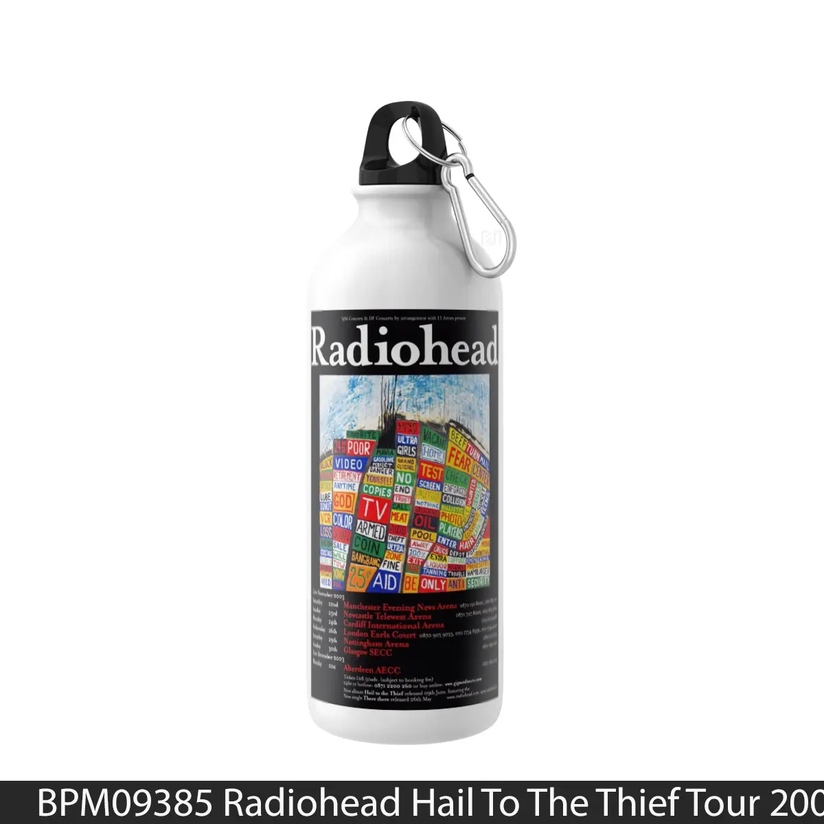 Botol Radiohead Hail To The Thief Tour 2003 - Music Sport Bottle