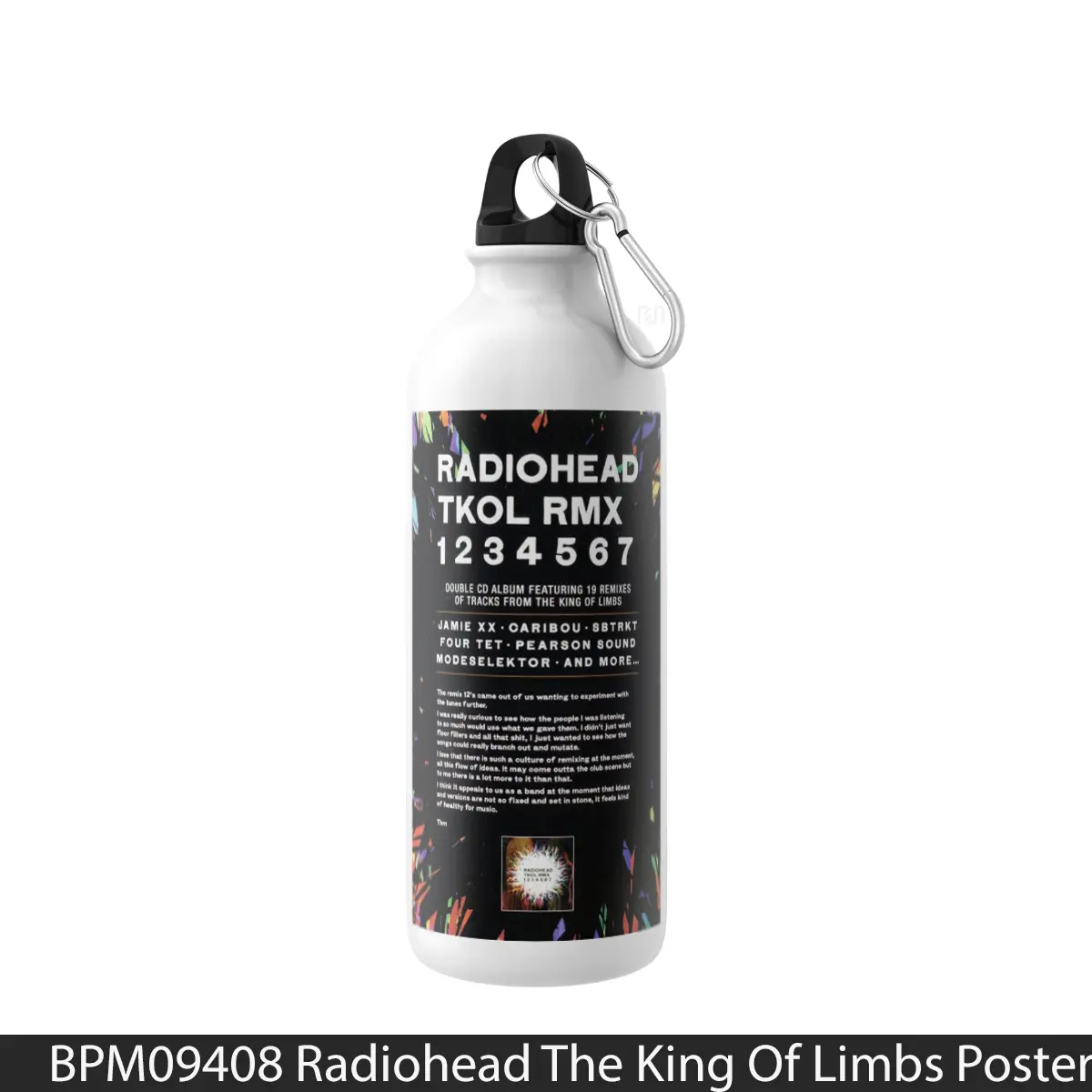 Botol Radiohead The King Of Limbs - Music Sport Bottle