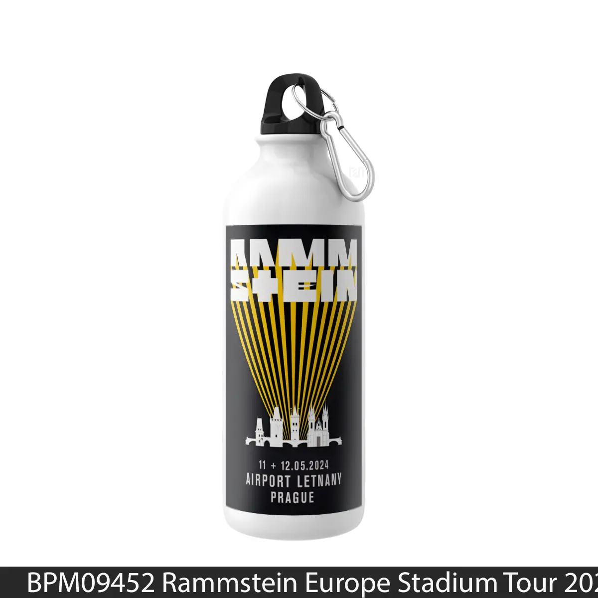 Botol Rammstein Europe Stadium Tour 2024 Prague Airport - Music Sport Bottle