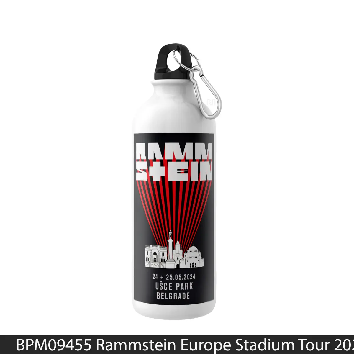 Botol Rammstein Europe Stadium Tour 2024 - Music Sport Bottle