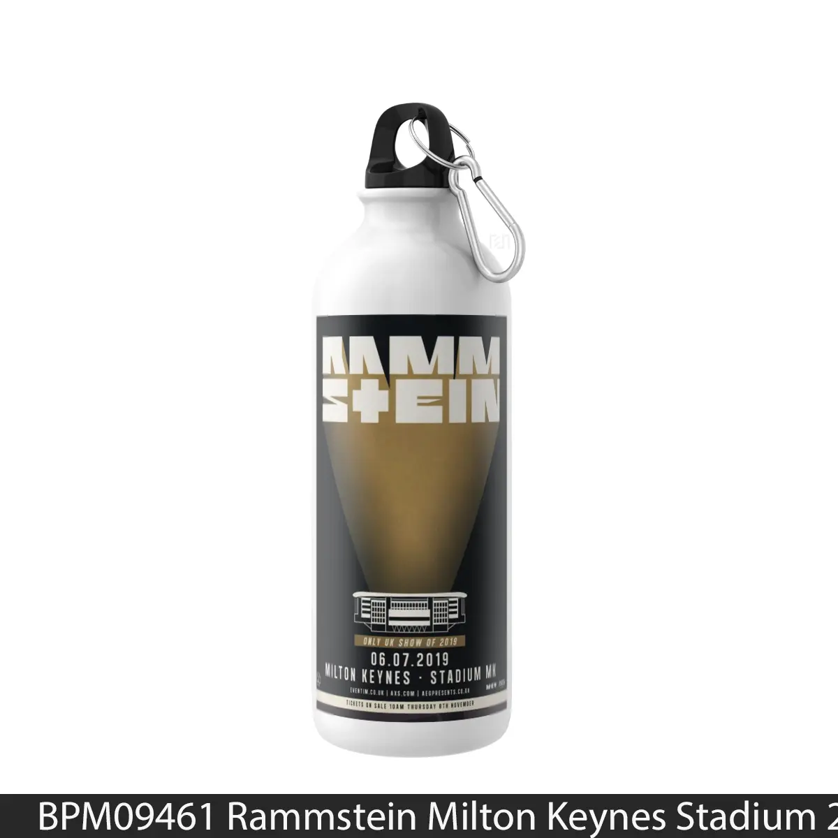 Botol Rammstein Milton Keynes Stadium 2019 - Music Sport Bottle