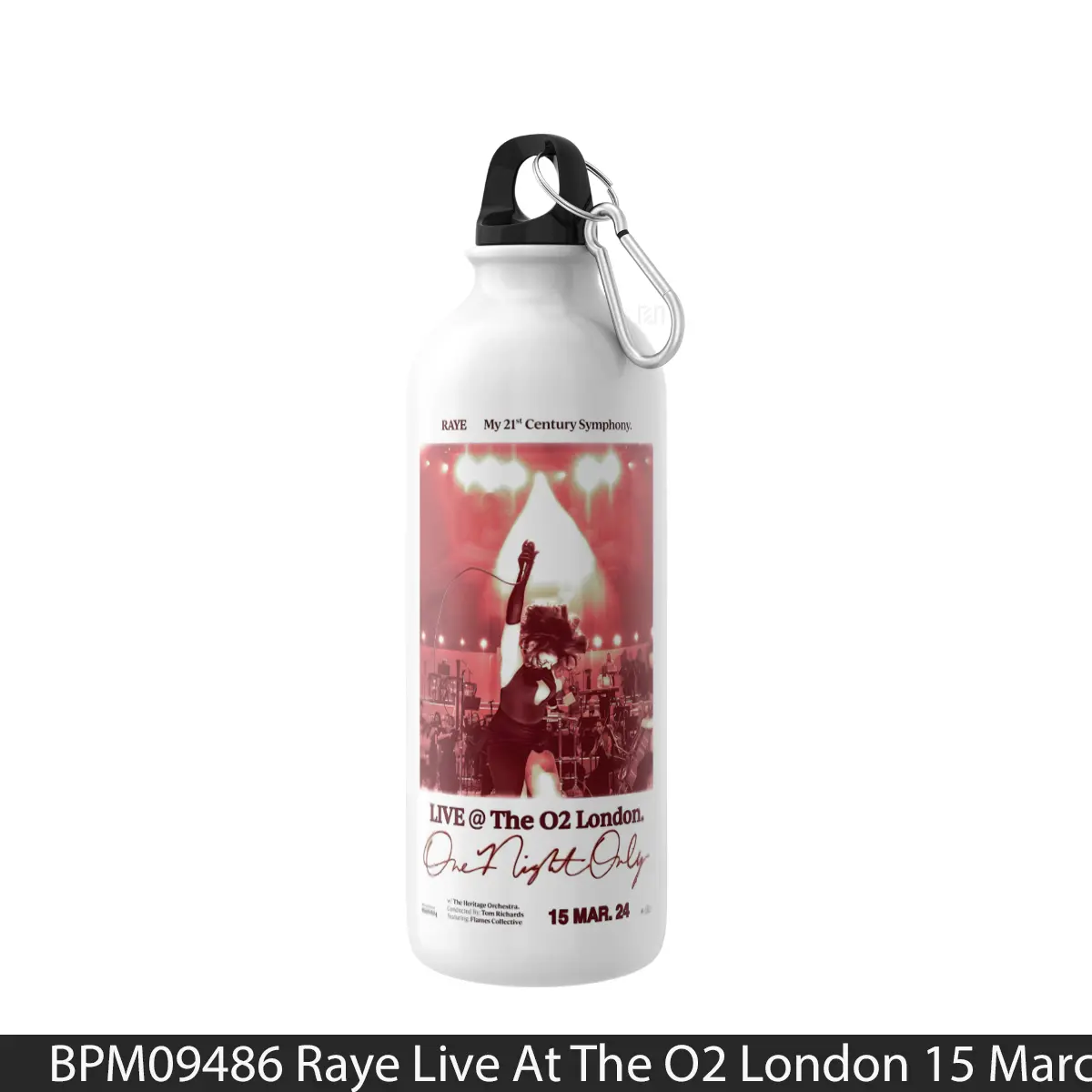 Botol Raye Live At The O2 London 15 March 2024 - Music Sport Bottle