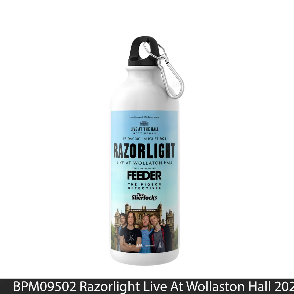 Botol Razorlight Live At Wollaston Hall 2024 - Music Sport Bottle