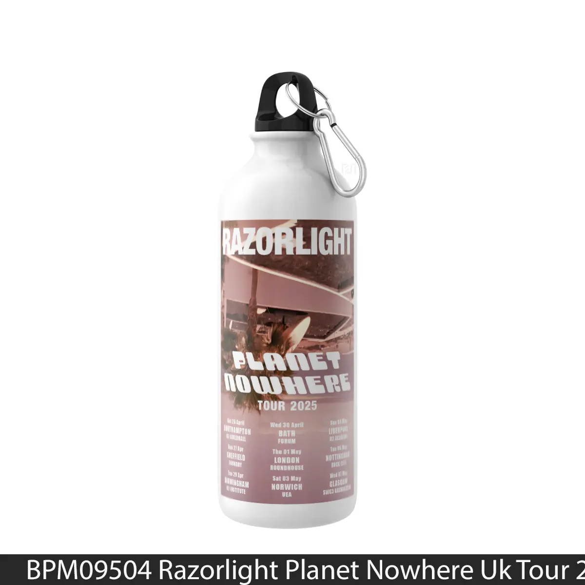 Botol Razorlight Planet Nowhere Uk Tour 2025 - Music Sport Bottle