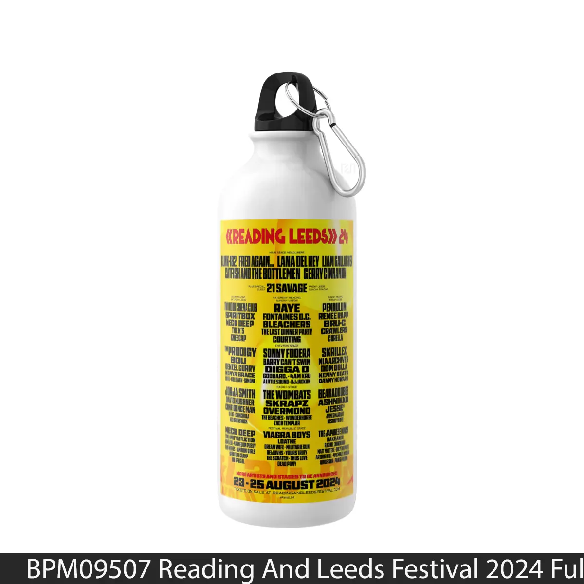 Botol Reading And Leeds Festival 2024 Full Line Up - Music Sport Bottle