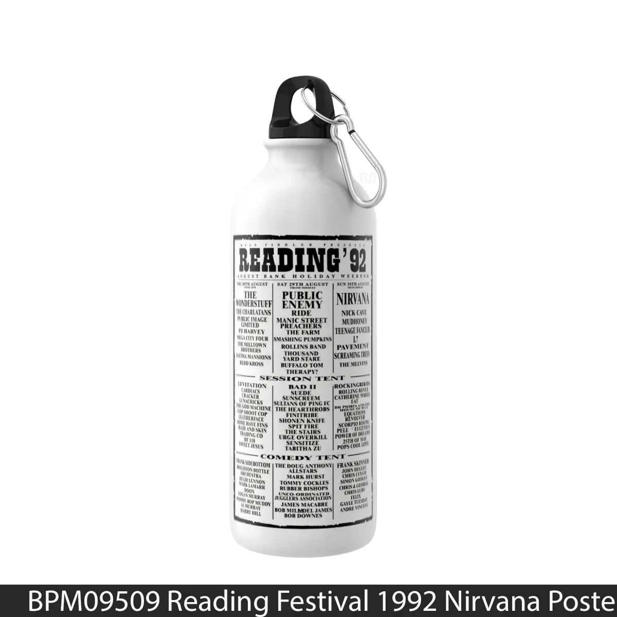 Botol Reading Festival 1992 Nirvana - Music Sport Bottle