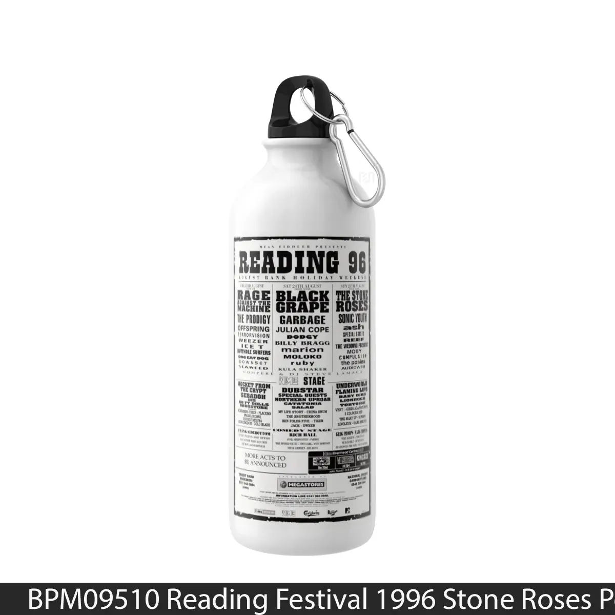 Botol Reading Festival 1996 Stone Roses - Music Sport Bottle