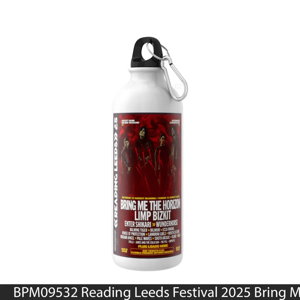 Botol Reading Leeds Festival 2025 Bring Me The Horizon Line Up - Music Sport Bottle