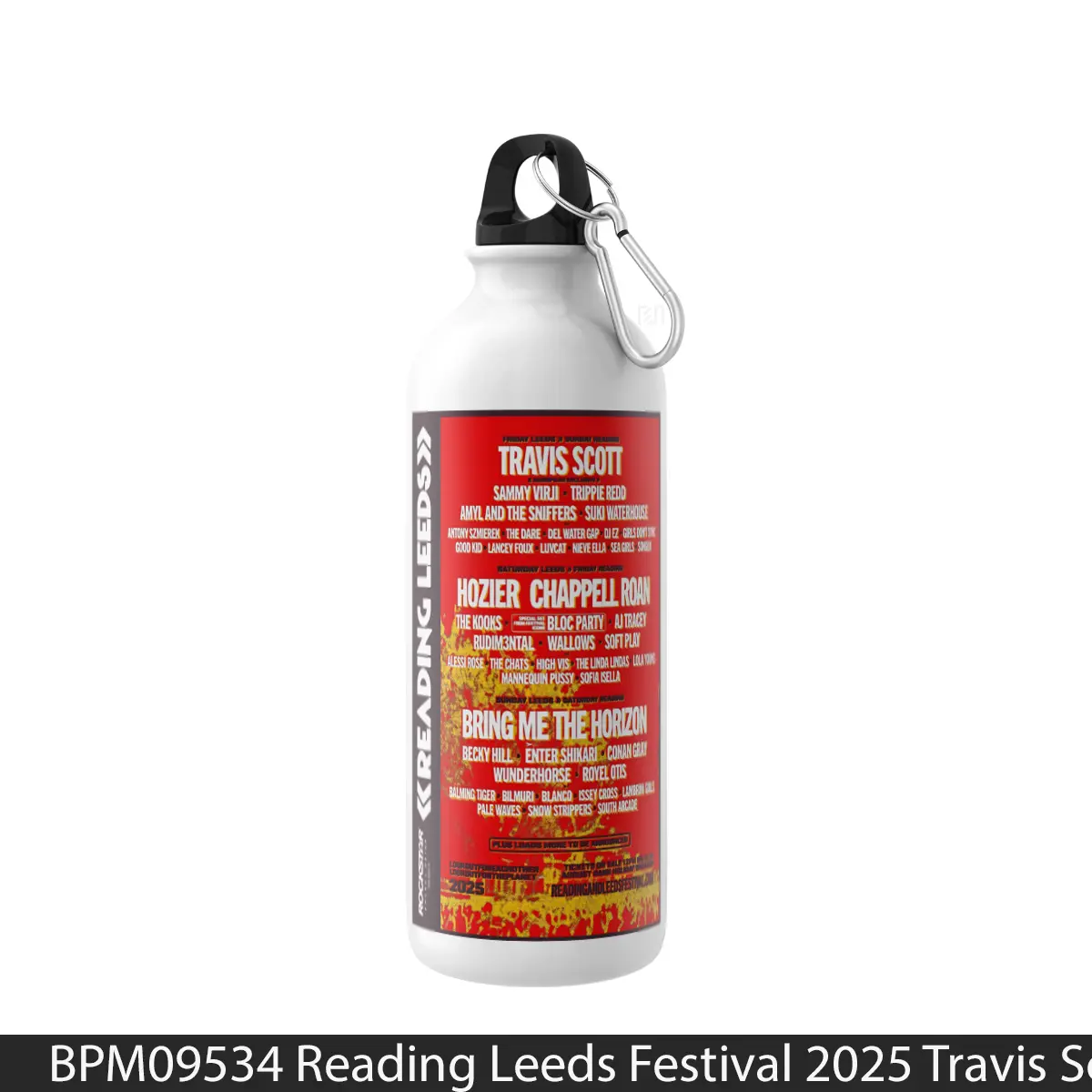 Botol Reading Leeds Festival 2025 Travis Scott Hozier Chappell Roan - Music Sport Bottle