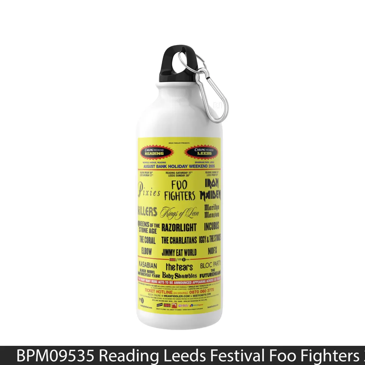 Botol Reading Leeds Festival Foo Fighters 2005 - Music Sport Bottle
