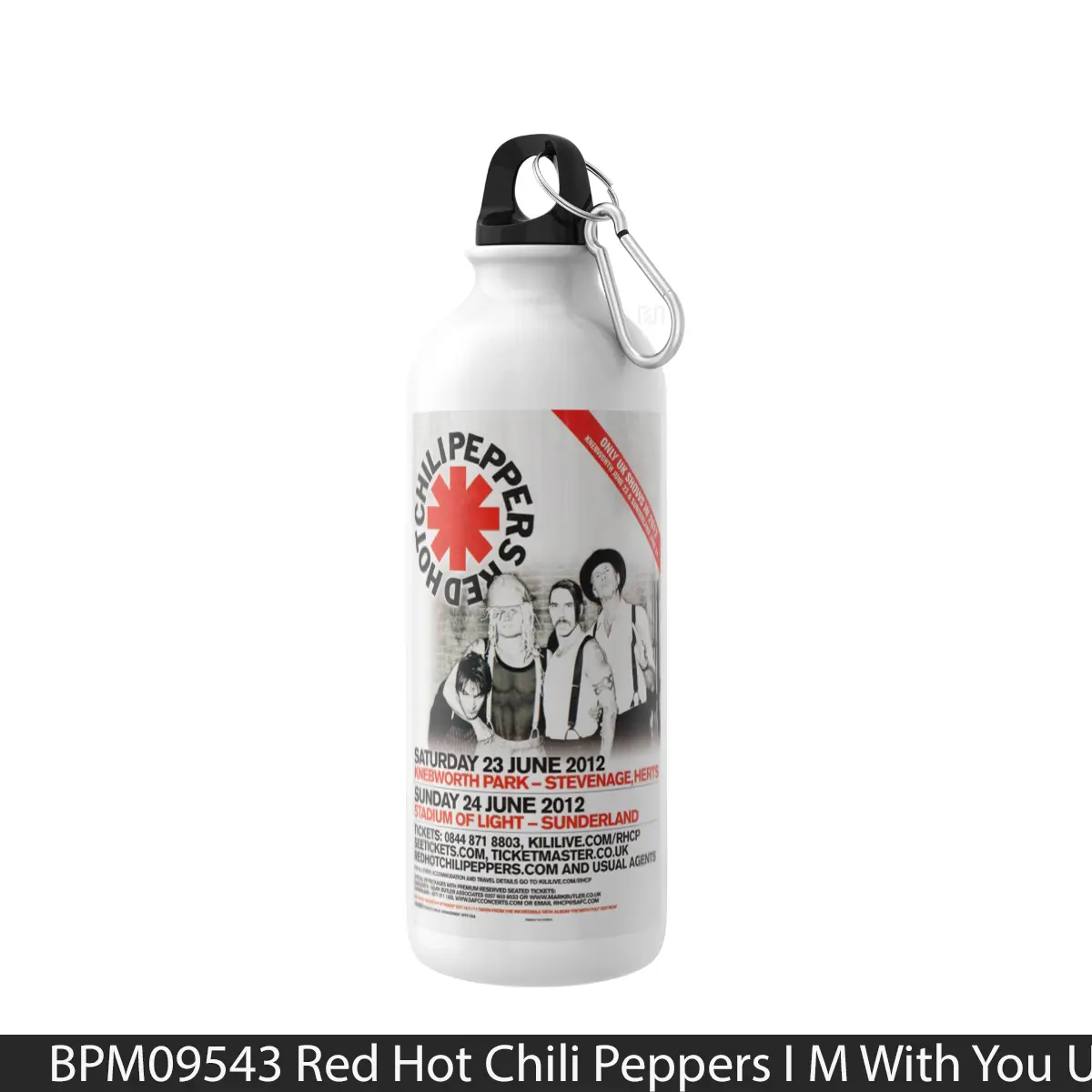 Botol Red Hot Chili Peppers I M With You Uk Tour 2012 - Music Sport Bottle