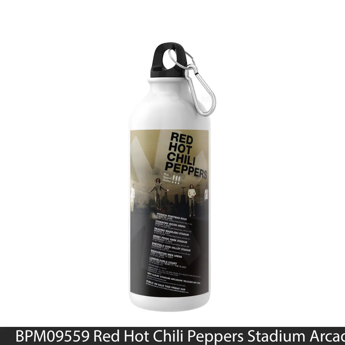 Botol Red Hot Chili Peppers Stadium Arcadium Uk Tour 2006 - Music Sport Bottle