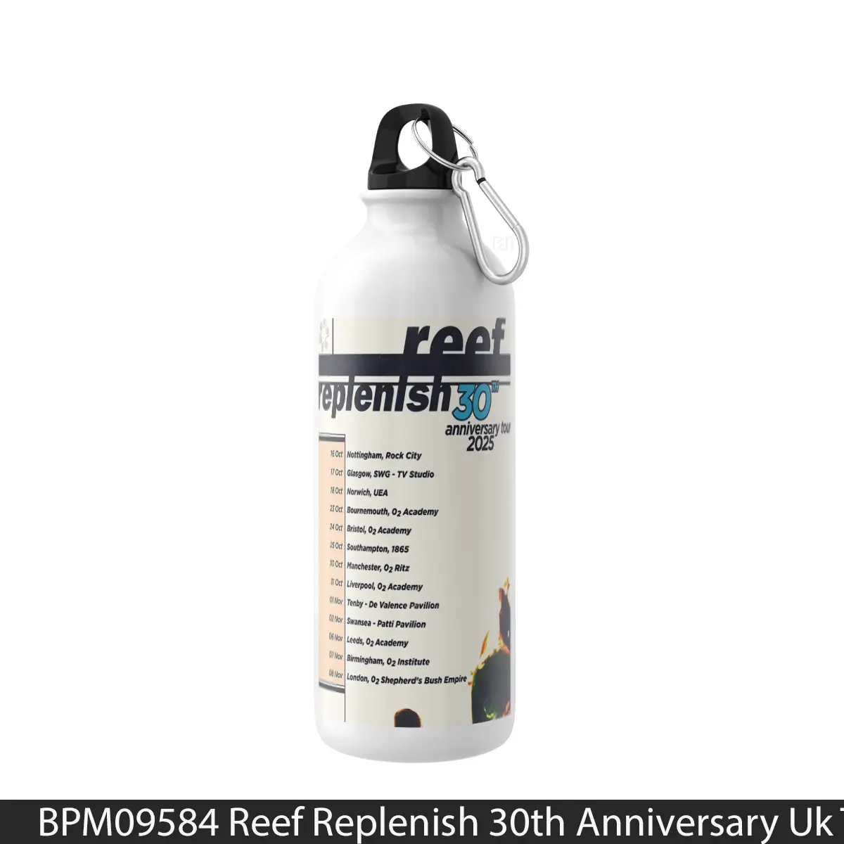 Botol Reef Replenish 30Th Anniversary Uk Tour 2025 - Music Sport Bottle