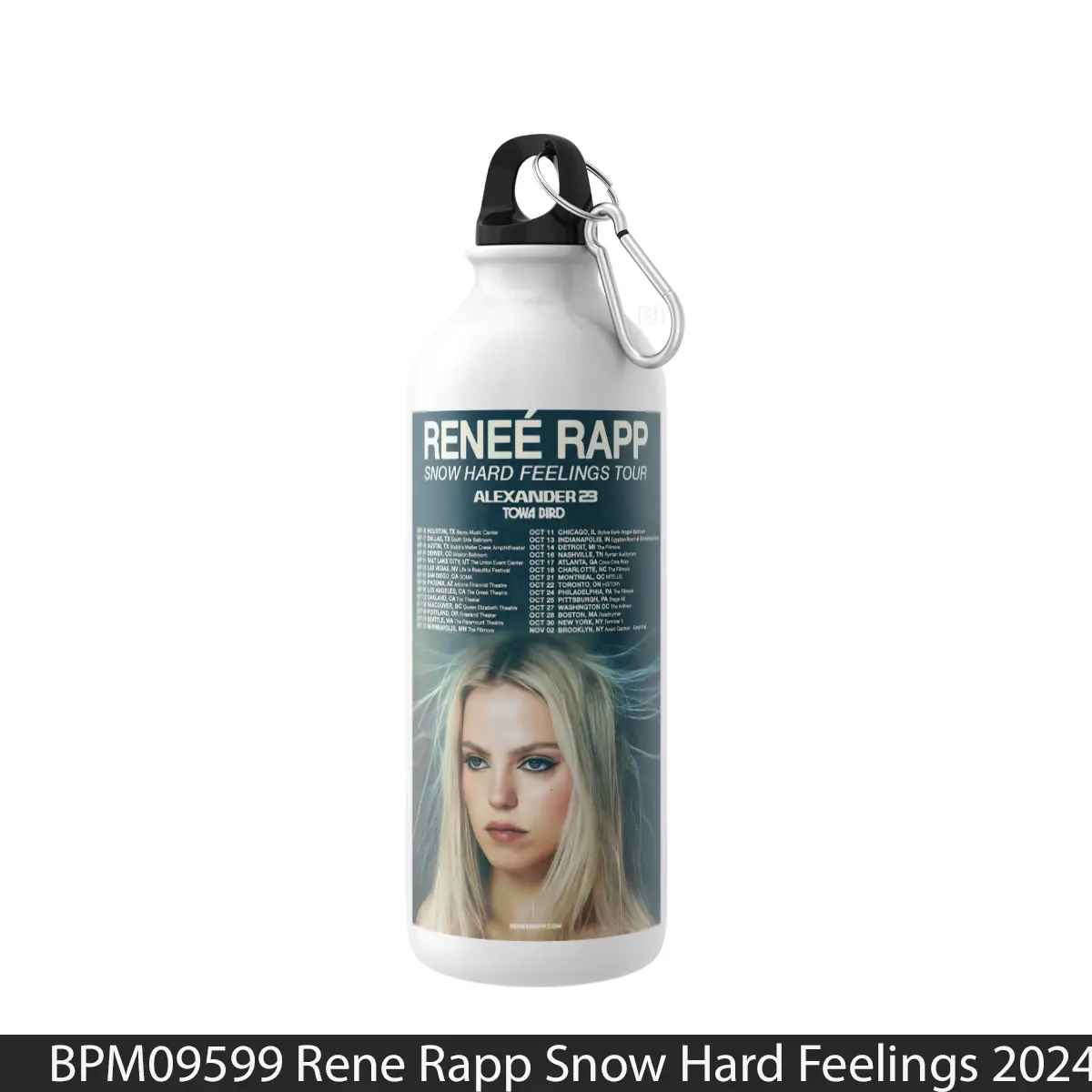 Botol Rene Rapp Snow Hard Feelings 2024 Uk Tour - Music Sport Bottle