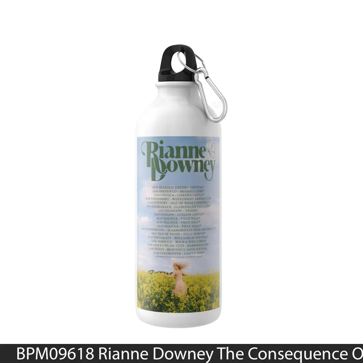 Botol Rianne Downey The Consequence Of Love 2025 Uk Tour 2 - Music Sport Bottle