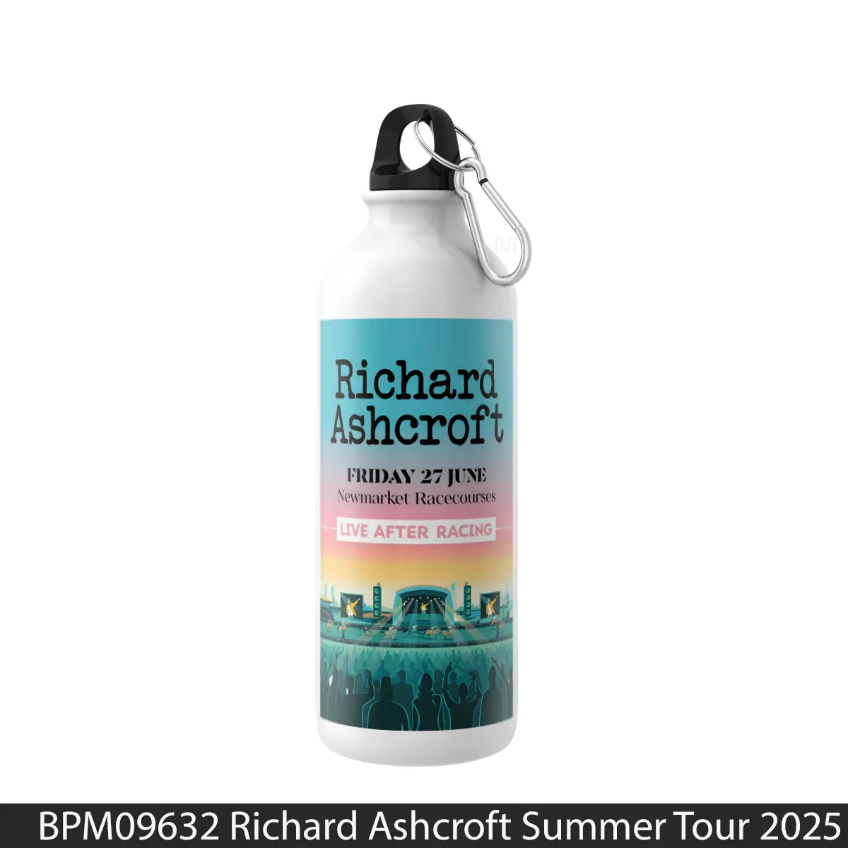 Botol Richard Ashcroft Summer Tour 2025 Newmarket Racecourses - Music Sport Bottle