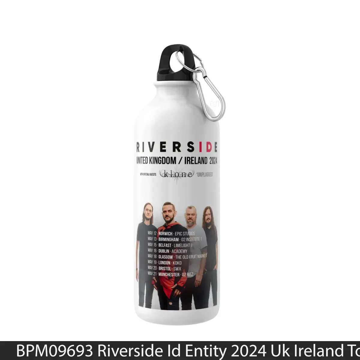 Botol Riverside Id Entity 2024 Uk Ireland Tour - Music Sport Bottle