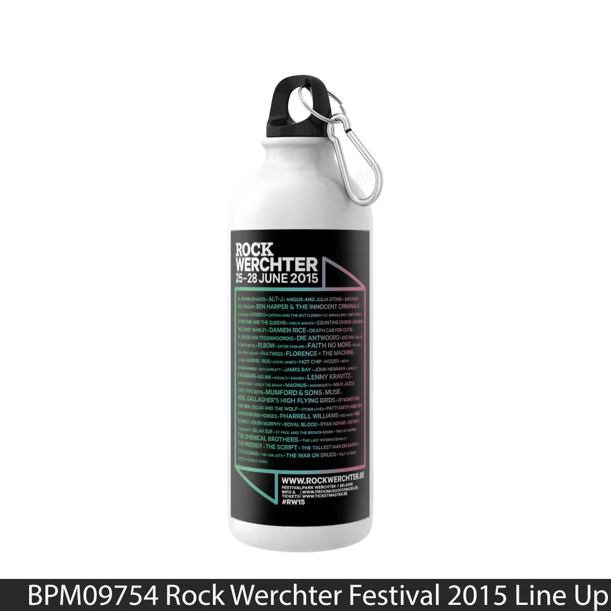 Botol Rock Werchter Festival 2015 Line Up - Music Sport Bottle