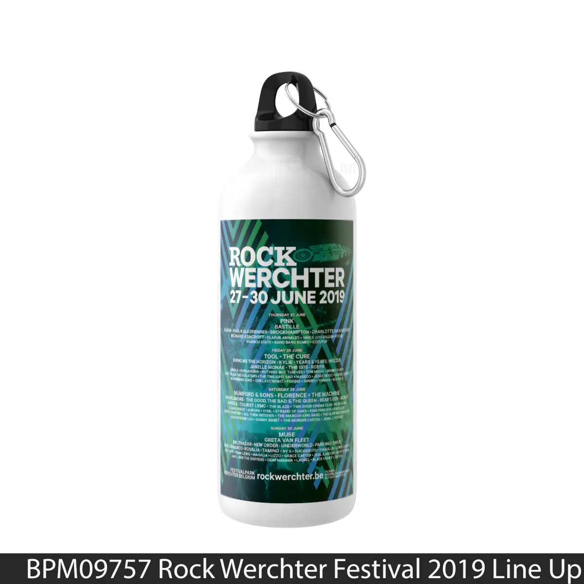 Botol Rock Werchter Festival 2019 Line Up - Music Sport Bottle
