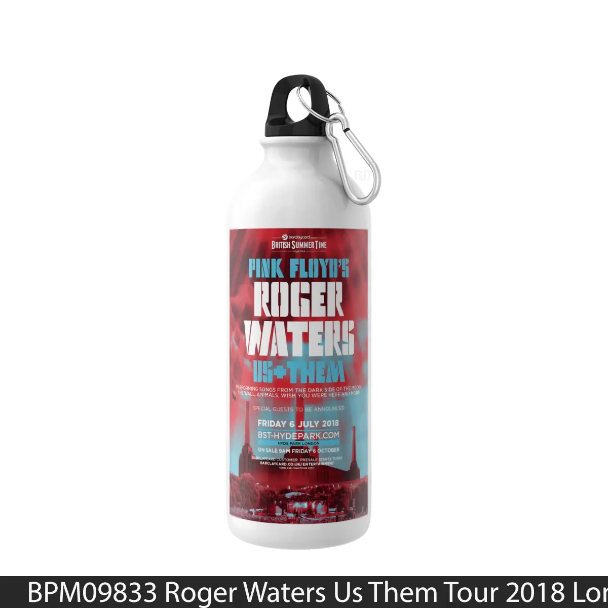Botol Roger Waters Us Them Tour 2018 London Bst - Music Sport Bottle