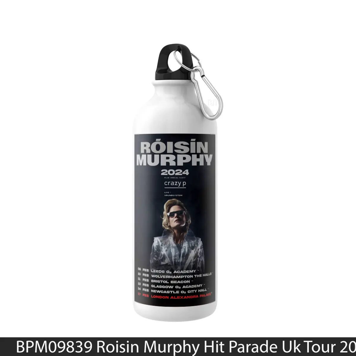 Botol Roisin Murphy Hit Parade Uk Tour 2024 - Music Sport Bottle