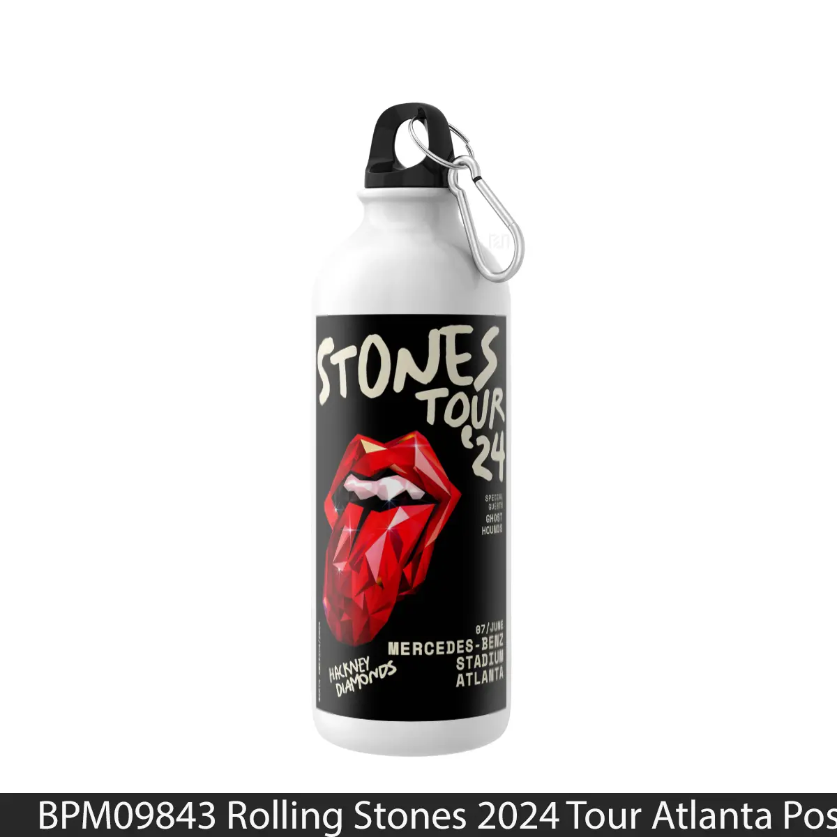 Botol Rolling Stones 2024 Tour Atlanta - Music Sport Bottle