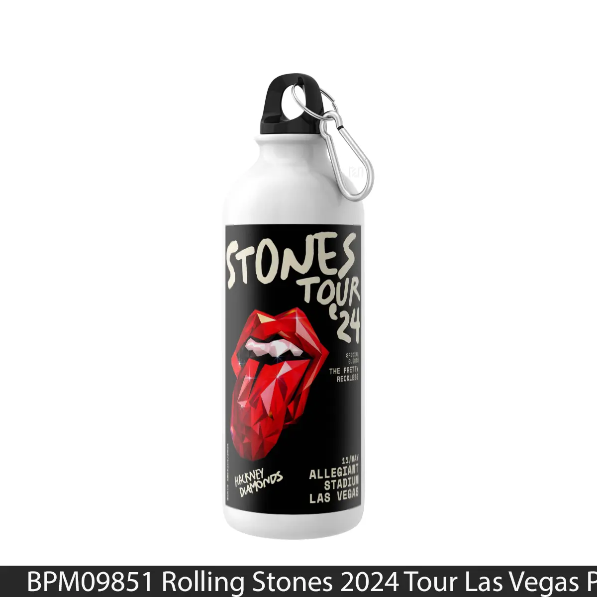 Botol Rolling Stones 2024 Tour Las Vegas - Music Sport Bottle