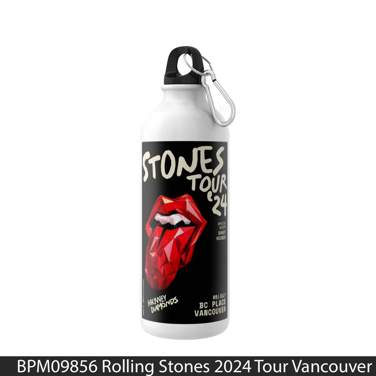 Botol Rolling Stones 2024 Tour Vancouver - Music Sport Bottle