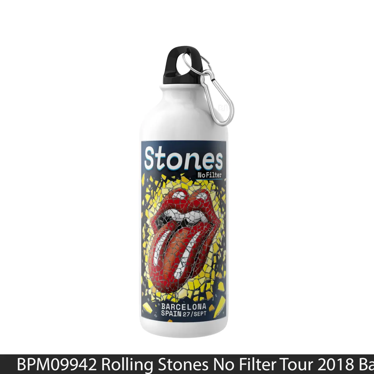 Botol Rolling Stones No Filter Tour 2018 Barcelona - Music Sport Bottle
