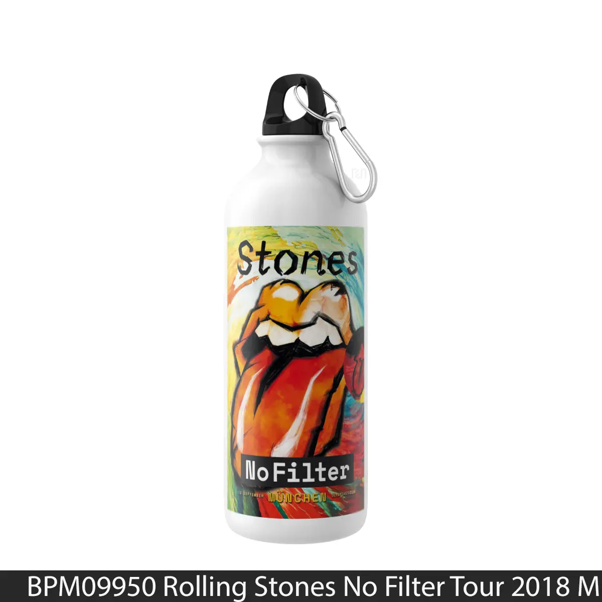 Botol Rolling Stones No Filter Tour 2018 M Nchen Olympiastadion - Music Sport Bottle