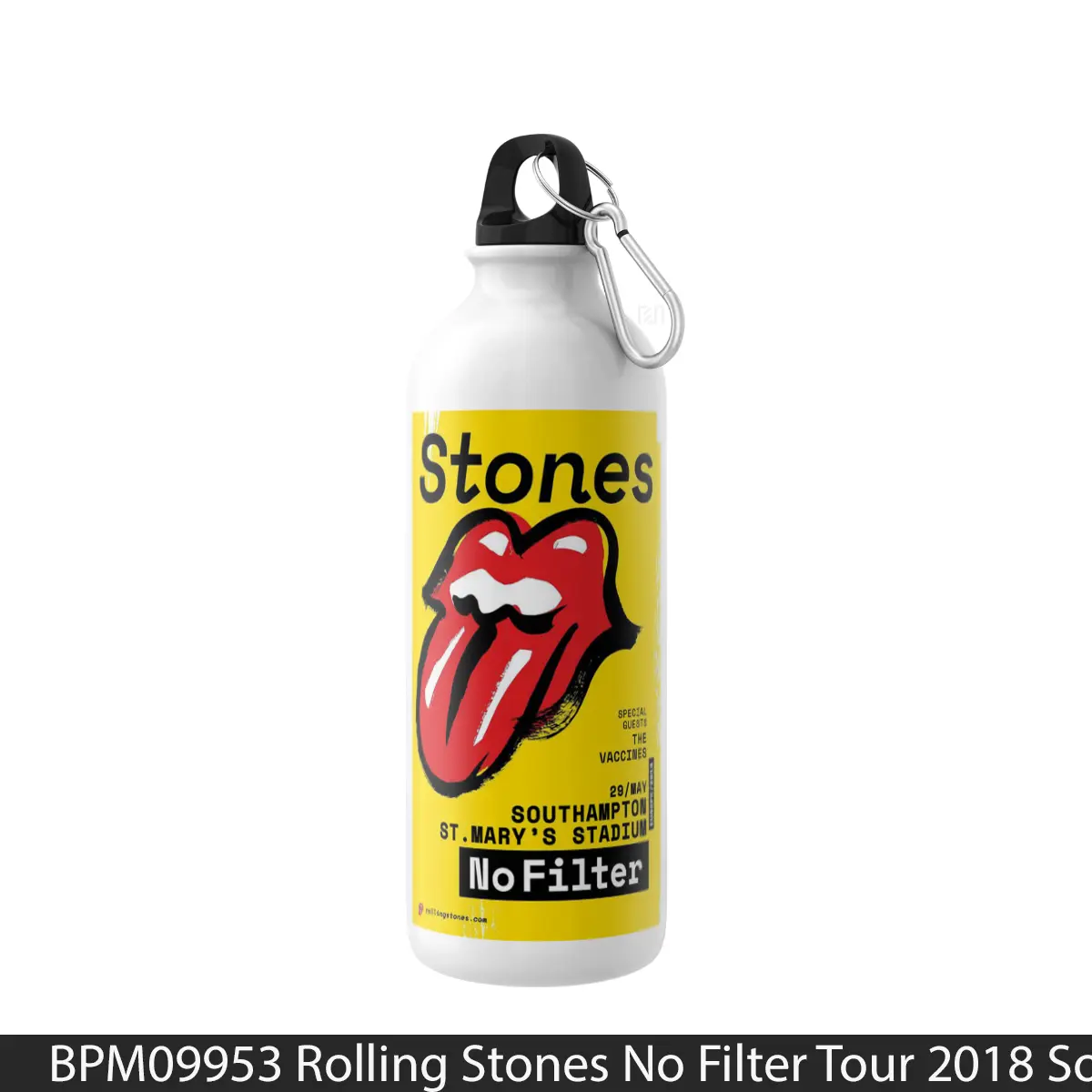 Botol Rolling Stones No Filter Tour 2018 Southampton - Music Sport Bottle