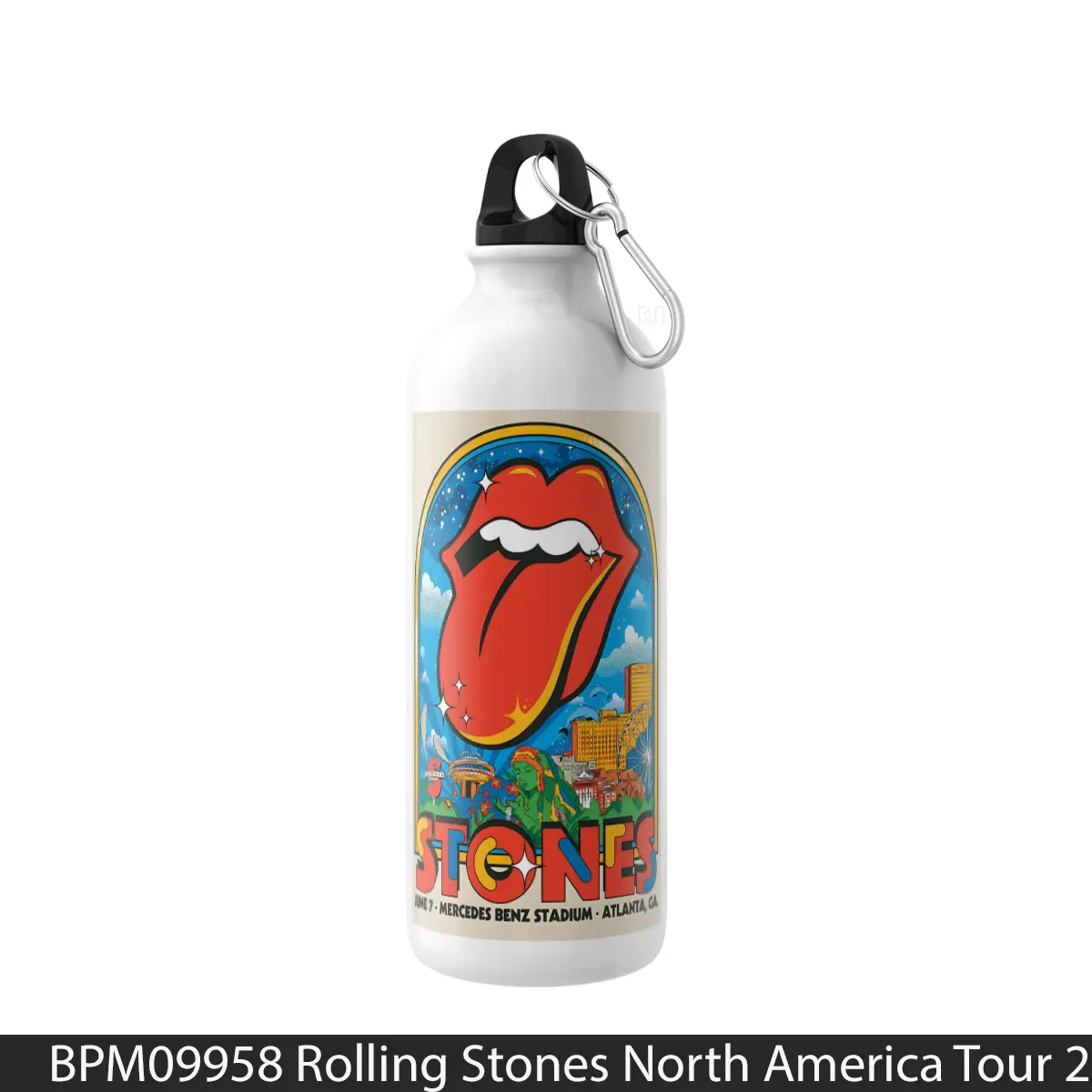 Botol Rolling Stones North America Tour 2024 Atlanta - Music Sport Bottle