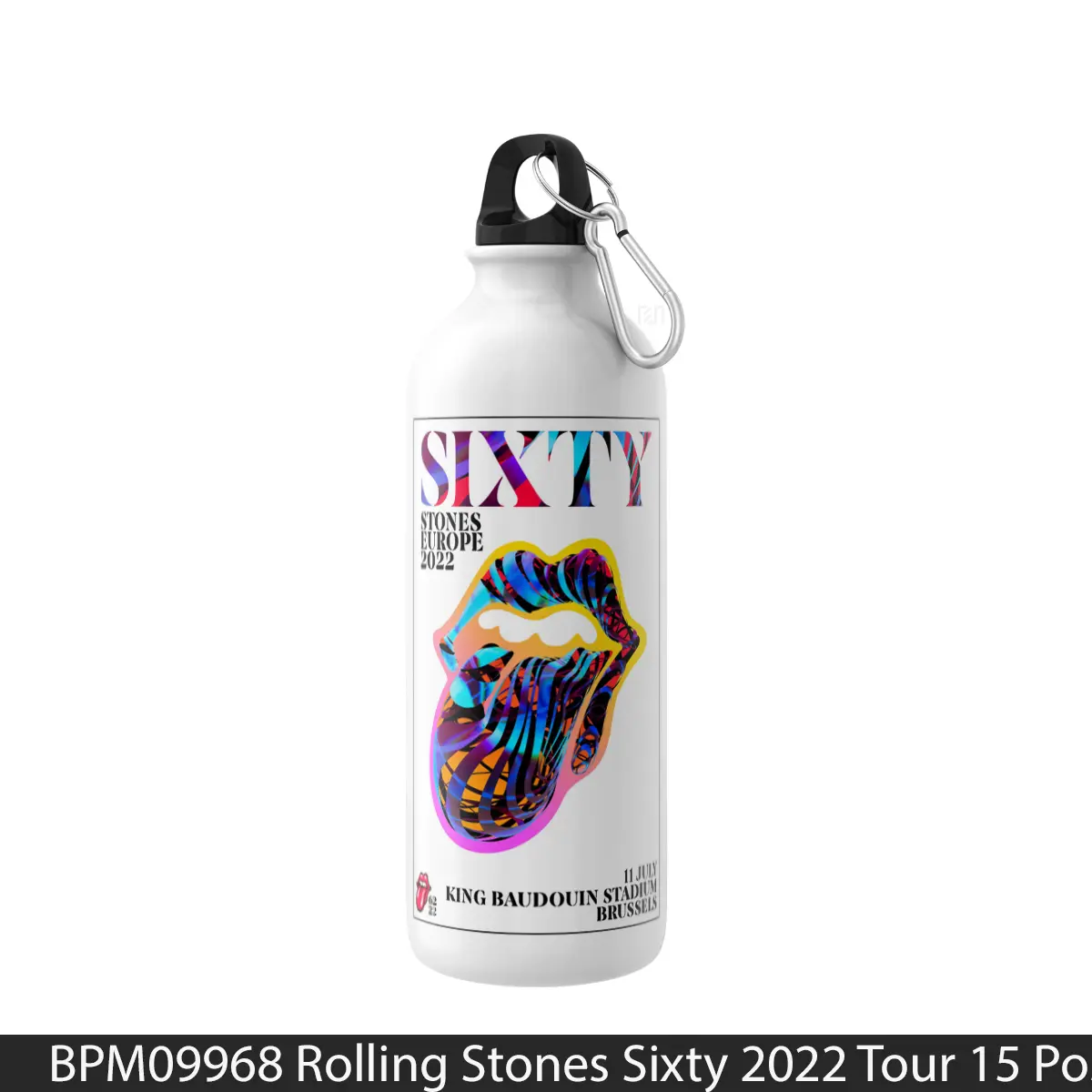 Botol Rolling Stones Sixty 2022 Tour 15 - Music Sport Bottle