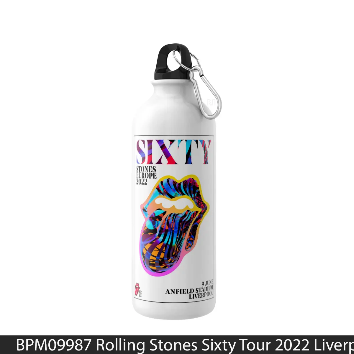 Botol Rolling Stones Sixty Tour 2022 Liverpool Anfield Stadium - Music Sport Bottle