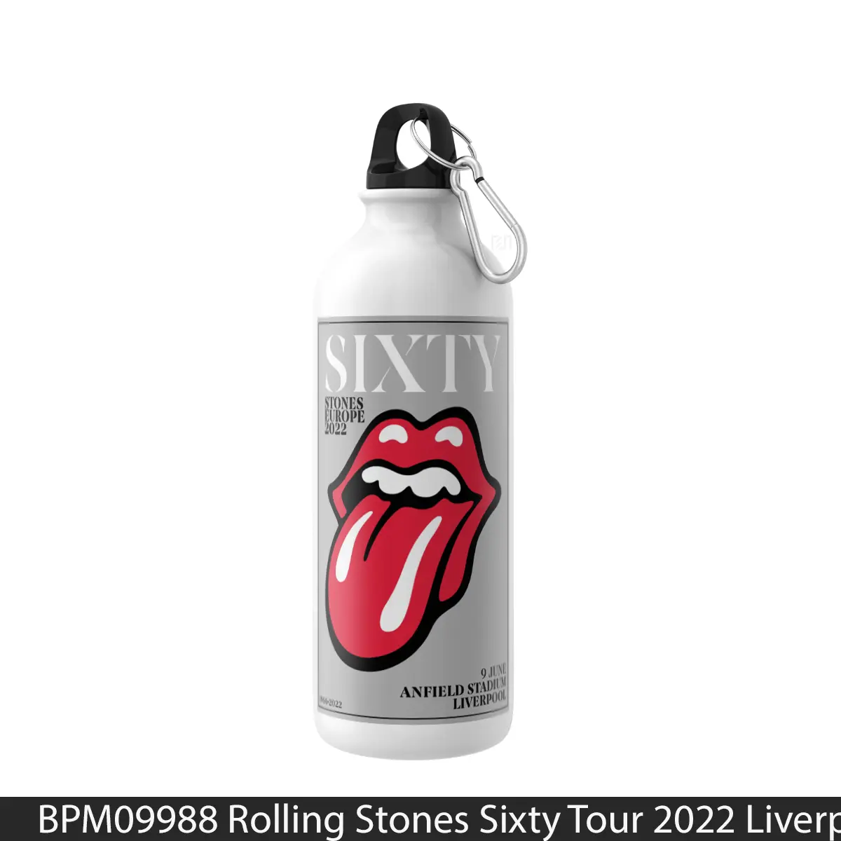 Botol Rolling Stones Sixty Tour 2022 Liverpool Anfield - Music Sport Bottle