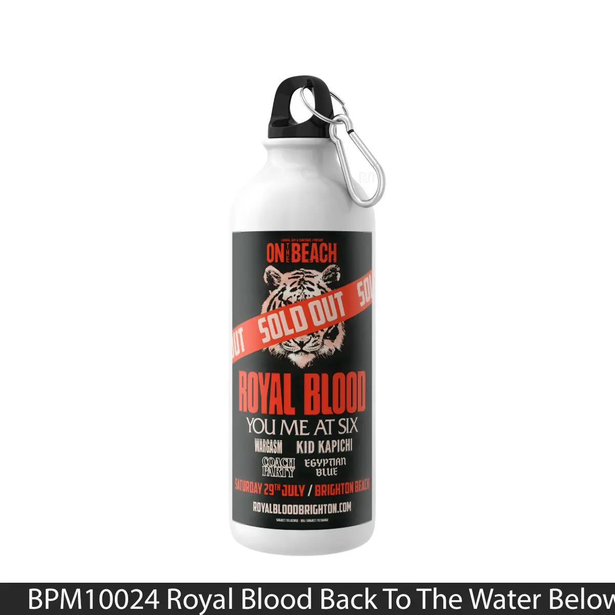 Botol Royal Blood Back To The Water Below Tour 2023 Brighton - Music Sport Bottle